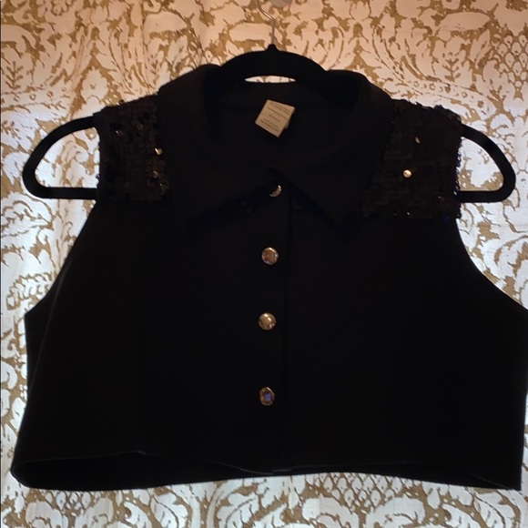 ~Weissman~ DANCE Sequin Vest - Picture 1 of 5